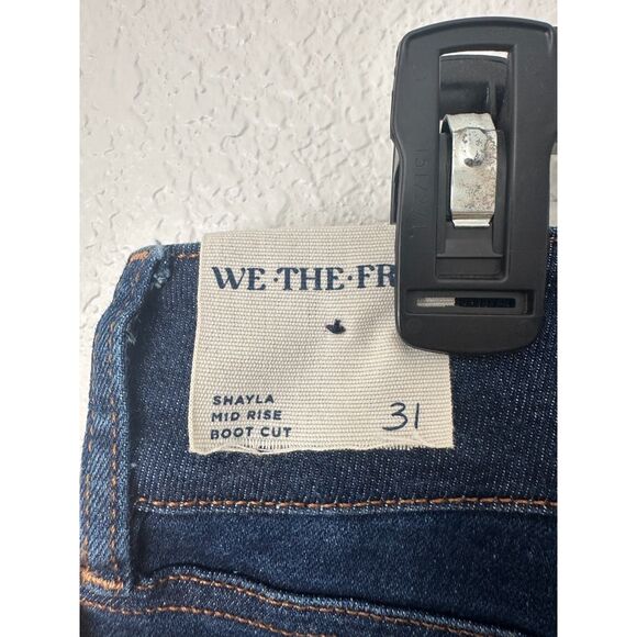 We The Free Shayla Mid Rise Boot Cut Jeans NWOT Size 31 - Picture 6 of 8